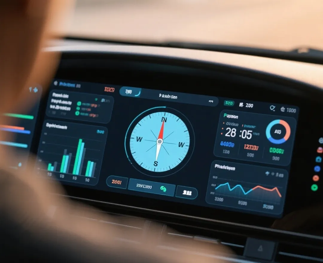 导航与数据示意图